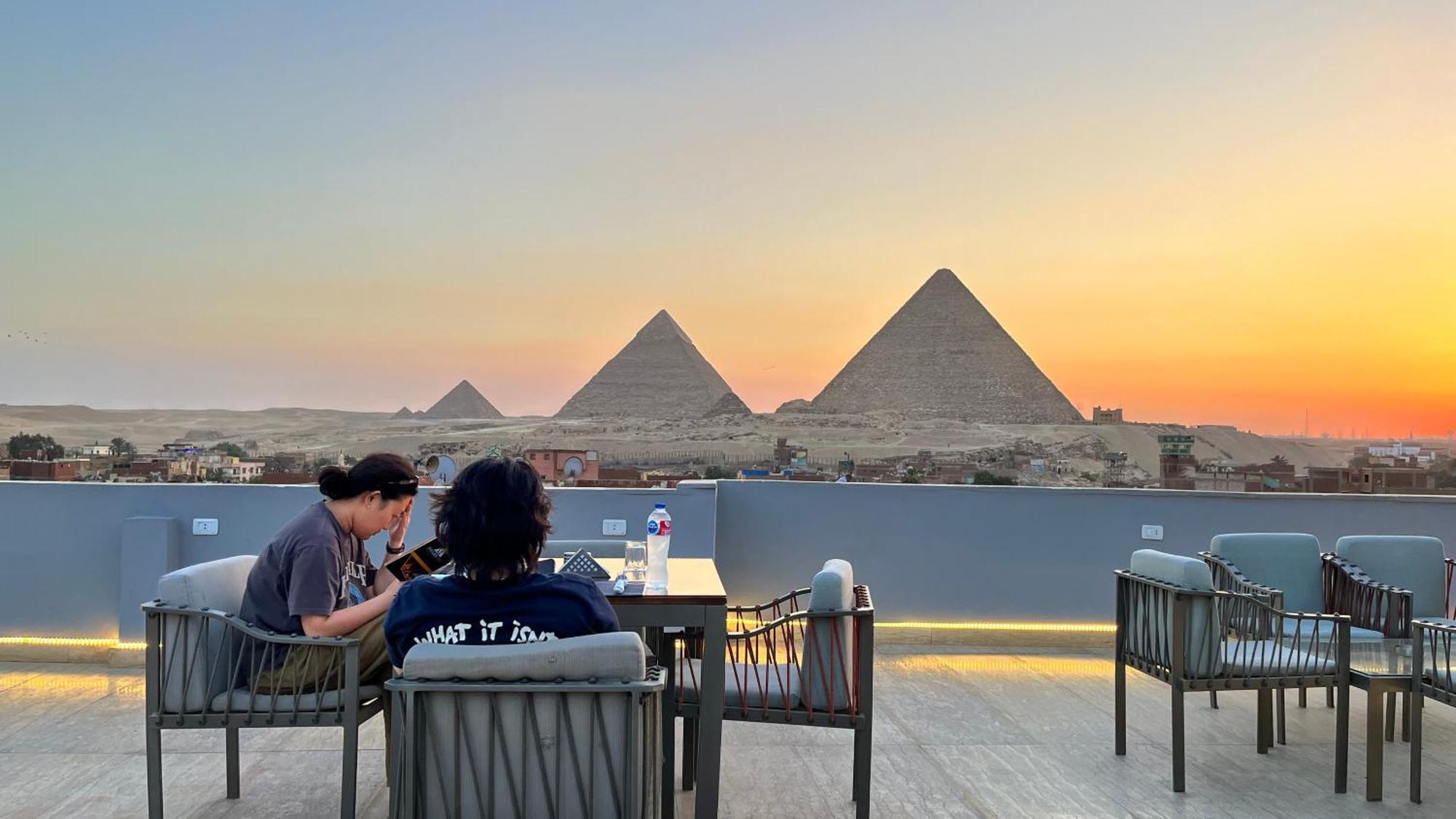 Pyramids Hotel Kafrat al Jabal Exterior photo